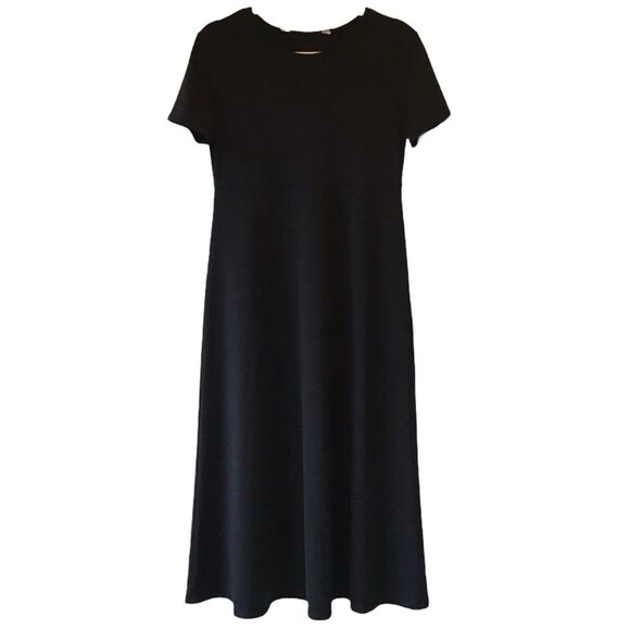 TravelSmith Dress Knit Short Sleeve Black Size XS - Picture 1 of 3